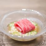 USHIGORO S. - リブ巻きの肉素麺 大和芋とオクラ