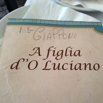 A Figlia d'O Luciano - 日本人用と書いてあるお店のメニューは英語でした（笑）おいおい