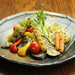 Oven-roasted seasonal vegetables