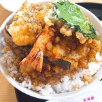 天丼屋 ふくすけ - ご飯大盛