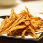 楽座 - 牛蒡の唐揚げ美味し