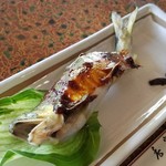Ichinotani - 鮎の本来の美味しさを楽しめる「鮎魚田 (650円)」
