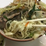 お食事処 波布 - 野菜をかきわけ麺 アップ