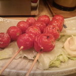 円八 - プチトマトの串焼き
