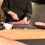 トライリウム - 佐藤シェフの丁寧な料理はぜひカウンターで