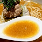 雨は、やさしく - 白肝煮干し味噌《スープ》【Sep.2018】