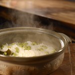 トライリウム - 枝豆の土鍋ご飯