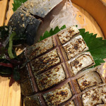 魚民 - 〆鯖の二種盛り(長崎県産)