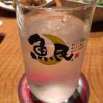Uotami - 麦焼酎の水割り
