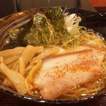 加古川かつめし 播州食堂 - アゴ節中心の和風ラーメン！お好みで柚子胡椒、お酢が合いますよ！