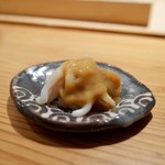 寿しの吉乃 - スミイカのゲソとコノワタ