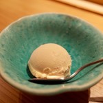 寿しの吉乃 - 麦茶のアイス