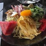 雪国茶屋 - 冷やし中華700円
