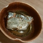 和菜酒房 おりべ - お通し　煮魚