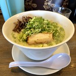 ラーメンうまいぞ武蔵 - とんこつねぎらーめん。