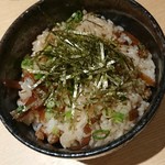 九州名物とめ手羽 - とり飯　486円