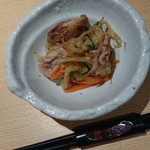 九州名物とめ手羽 - お通し　324円