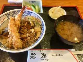 天銀 - 天丼ランチ 900円で頂けるのが嬉しい\( ´ω` )/