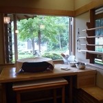 おそば膳 - 入り口すぐにある打ち場