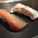 Sushi Bar にぎりて - 熟成のぶどうカンパチ激ウマです！