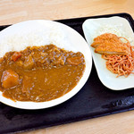 構内食堂 - 日替りカレーライスと、トンカツ