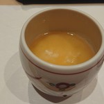 鮨 竜介 - 鱧と梅の茶碗蒸し