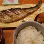 おぎ野 - ニシン干物と白飯と味噌汁。これぞ定食