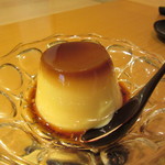 懐石料理 はし本 - デザート：寒天プリン