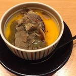 はらまさ - 茶碗蒸し、フォアグラ、トリュフのせ