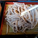 手打蕎麦蔵屋 - 持ち上げてみます