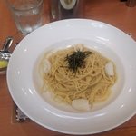 Ciao - イカとたらこバターの和風パスタ・S（上から）