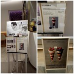 フィリップ・コンティチーニ - 店頭の大きなメニュー（席で見られるメニューも持って来て下さいます！）