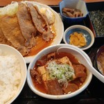 Yakiton Sakaba Kanda Torahachi - まんぷく定食の全容