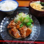 江戸家 - 鶏照り焼き定食　800円