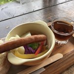 あるうのぱいん - 野菜と意外とたっぷりの紅茶