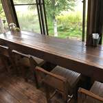 あるうのぱいん - カウンター、外見えて嬉しい