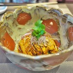 中國菜 浜正 - 料理写真:よだれ鶏、下には干し豆腐。かなりの辛さ。