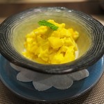 中國菜 浜正 - ココナッツソースを使ったマンゴープリン。