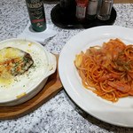 ロビン - 新店一発目は、ハンドリ（ハンバーグドリア）とナポリタン♬