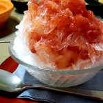 いちごのかき氷