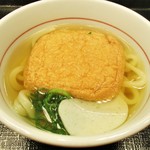 なか卯 - きつね小うどん 220円（税込）。　　　　　　2018.09.19