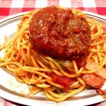 スパゲッティーのパンチョ - ナポリタンハンバーグ (小盛り300g) 