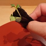 大天寿司 - 〆の漬物巻き