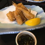 そば処 じんや - ふぐの唐揚げ500円