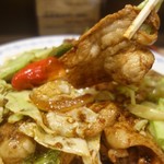 開楽 - 大雑把に大きく切られた野菜たち