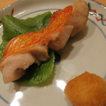 すし屋 真魚 - 金目鯛塩焼き