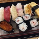 Kinshuuzushi - ランチのにぎり、アップ