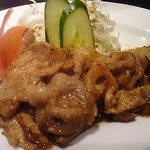 お食事処 ありがたや - 生姜焼きアップ