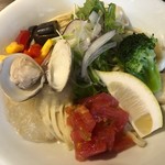 つけ麺一燈 - 9/20(木)定休日限定営業「彩り野菜と蛤の冷やしつけそば」