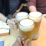 若葉屋 - サッポロ生ビールで乾杯